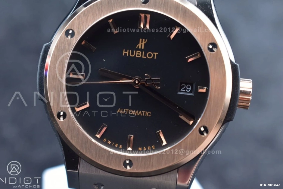 588 Dial Bold Gummy 45mm Edition 1:1 Strap Black Fusion HBF A on Best RG Black 0404